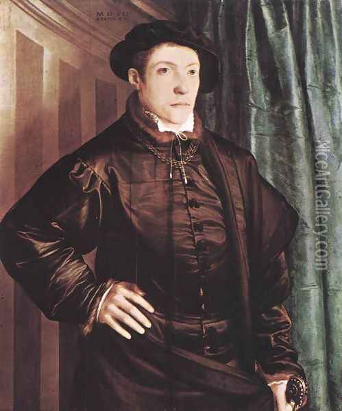 Christoph Fugger 1541 Oil Painting - Christoph Amberger