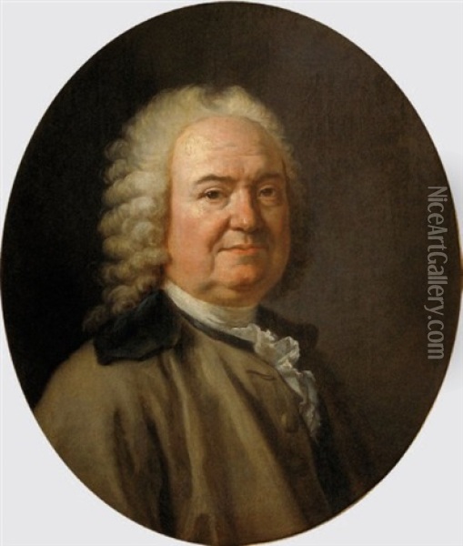 Portrait De Vieillard Oil Painting - Guillaume Francois Colson