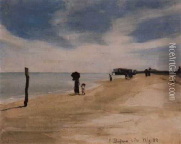 Le Lido, Venise Oil Painting - Frederic Dufaux