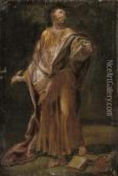 Saint Luke Oil Painting - Peter Paul Rubens