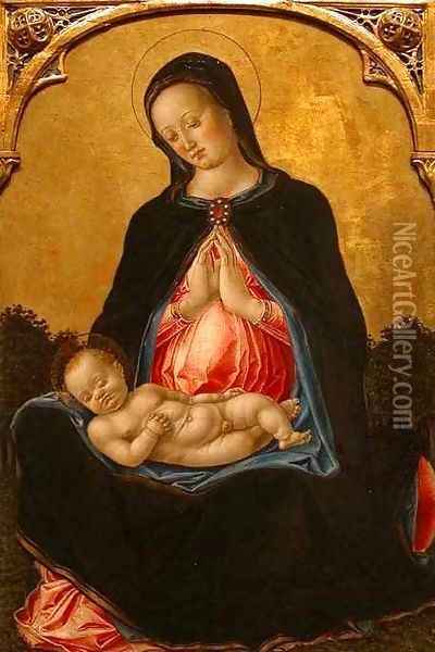Madonna and Child Oil Painting - Bartolomeo Vivarini