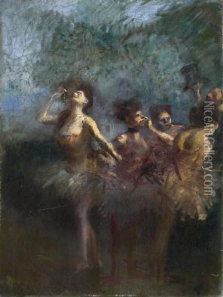 Les Danseuses Oil Painting - Jean-Louis Forain