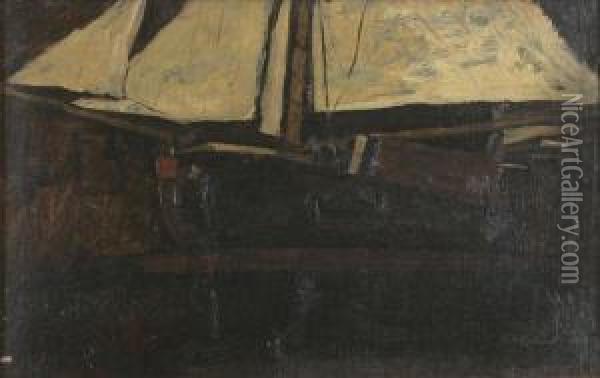 Yacht Oil Painting - Pieter Verhaert