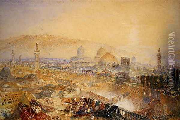 Jerusalem from the Latin Convent Oil Painting - Joseph Mallord William Turner