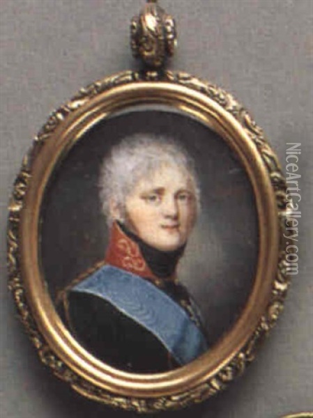 Alexander I Pavlovich, Emperor Of Russia Oil Painting - Alexander Molinari