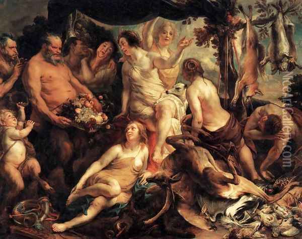 The Rest of Diana 1645-55 Oil Painting - Jacob Jordaens
