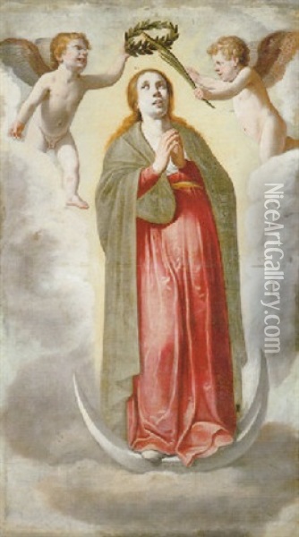 La Inmaculada Concepcion Oil Painting - Claes Cornelisz Moeyaert