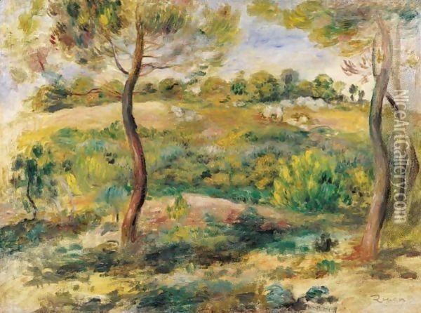 Paysage 2 Oil Painting - Pierre Auguste Renoir