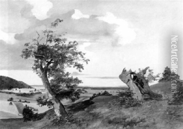 Landschaftsmotiv Aus Niederosterreich Oil Painting - Joseph Brunner