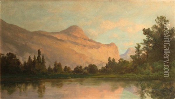 Entrance To Yosemite Valley Oil Painting - Carl Von Perbandt