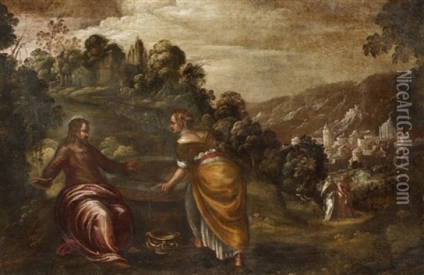Christus Und Die Samariterin Oil Painting -  Pozzoserrato