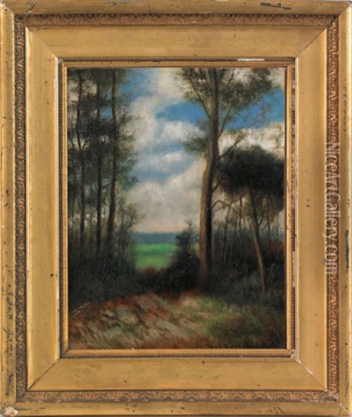 Landscape (pair) Oil Painting - Ben Austrian