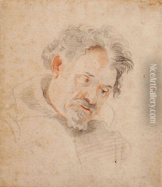 Portrait D'homme Oil Painting - Cristofano Allori