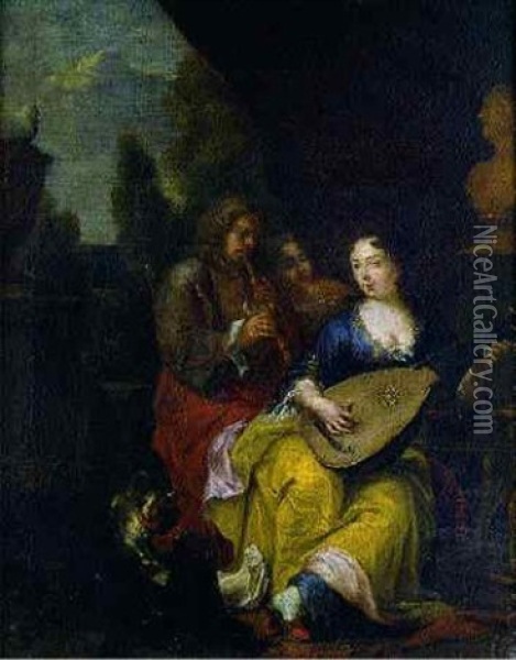 Le Concert Oil Painting - Cornelis Pietersz Bega