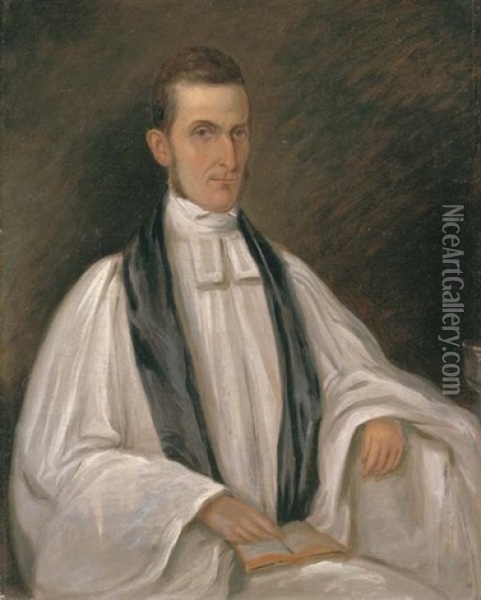 Clergyman (father Pettit) Oil Painting - George Winter