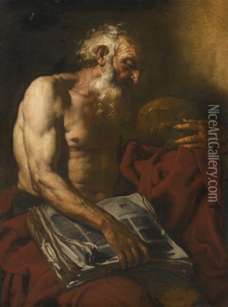 Saint Jerome Oil Painting - Johann Carl Loth