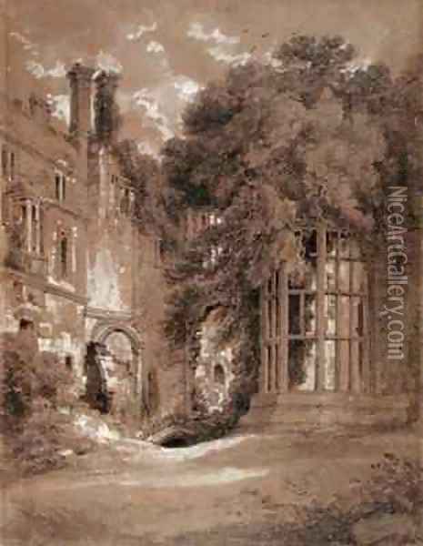 Kenilworth Castle Oil Painting - Henry Edridge