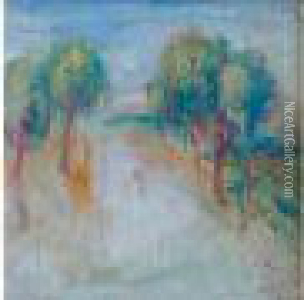  Le Chemin Ombrage  Oil Painting - Pierre Auguste Renoir