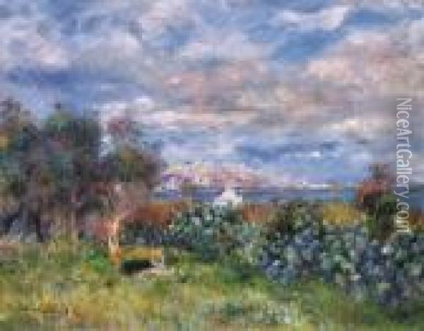 La Baie D'alger Oil Painting - Pierre Auguste Renoir