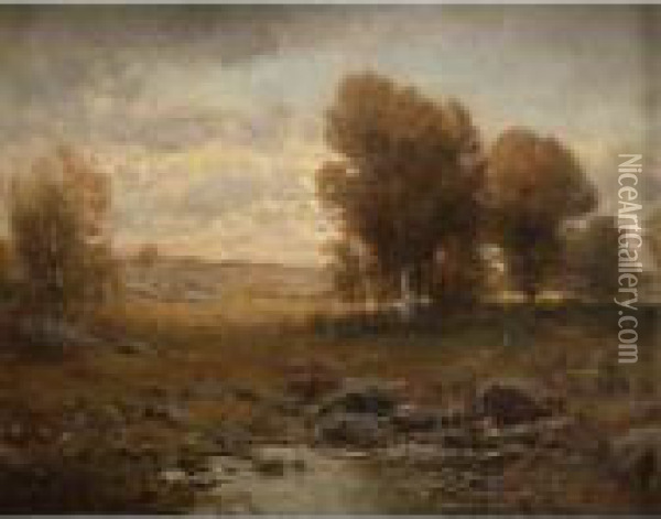 A Countryside Spring Oil Painting - Alexander Helwig Wyant