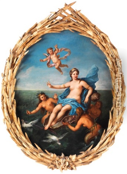 Triumph Der Galatea Oil Painting - Paolo de Matteis