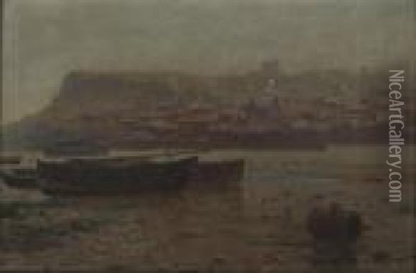 Harbour Scene Oil Painting - Henry Pember Smith