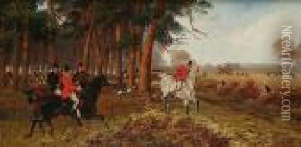 Hampton Coppier; Thornleys Bog Oil Painting - Sylvester Martin