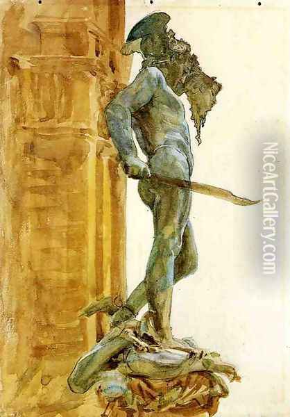 Perseus, Florence Oil Painting - John Singer Sargent