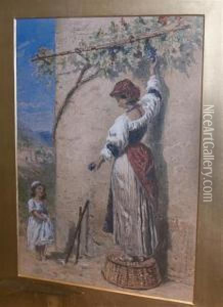 Mother's Little Helper Oil Painting - George Clark Stanton