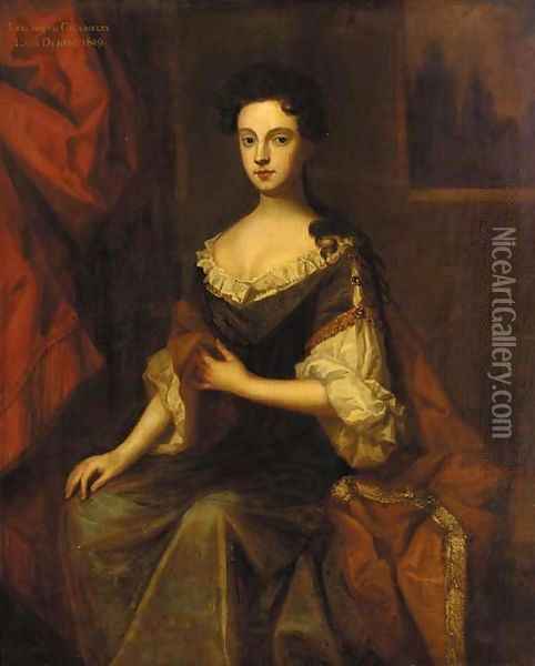Portrait of Elizabeth Chomeley, Lady Dering Oil Painting - Sir Peter Lely