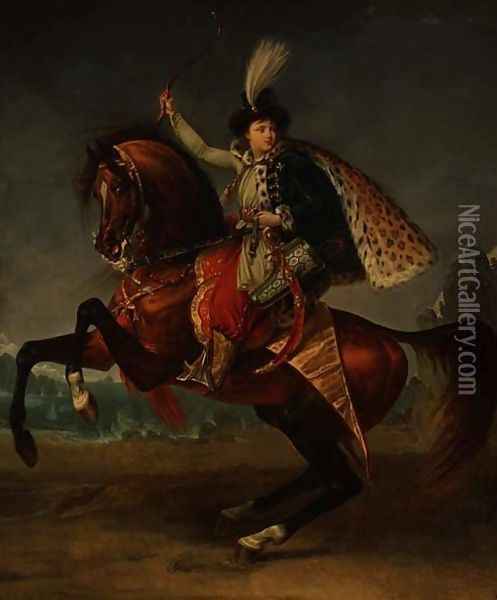 Prince Boris Nikolaevich Yusupov 1794-1849 Oil Painting - Antoine-Jean Gros