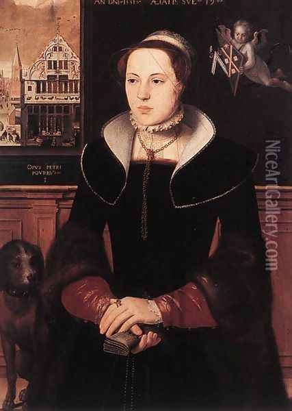 Portrait of Jacquemyne Buuck 1551 Oil Painting - Pieter Pourbus