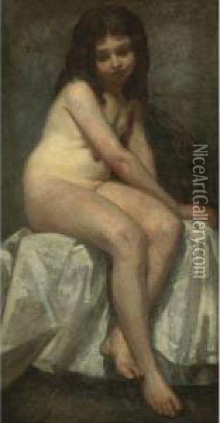 Nude Oil Painting - Thomas Couture