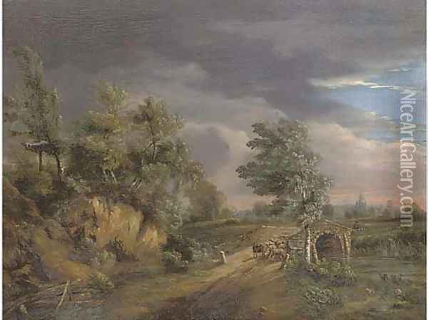 The incoming storm Oil Painting - Philip Jacques de Loutherbourg