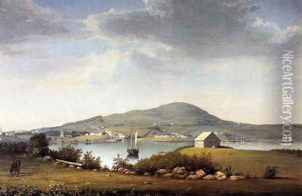 Blue Hill, Maine Oil Painting - Fitz Hugh Lane