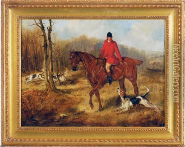The Hunt Oil Painting - John Arnold Wheeler