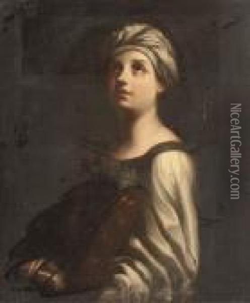 Saint Cecilia Oil Painting - Guido Reni
