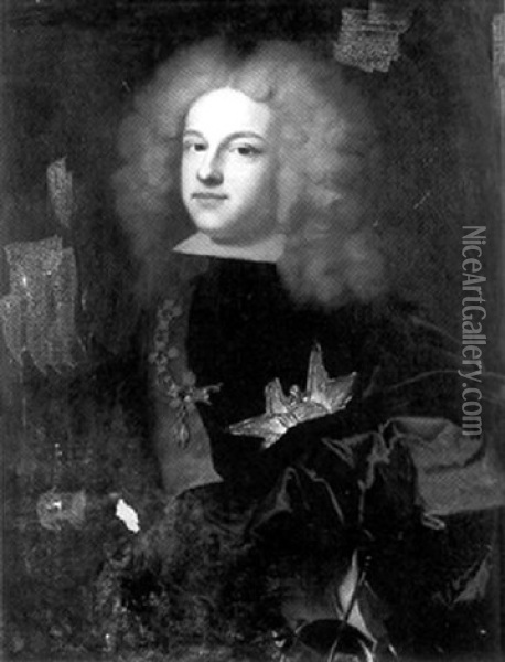 Portrait De Philippe V Oil Painting - Hyacinthe Rigaud