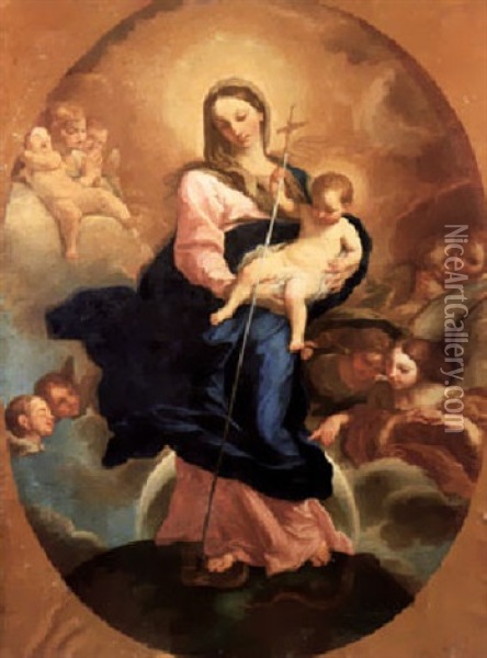 The Immaculate Conception Oil Painting - Carlo Maratta