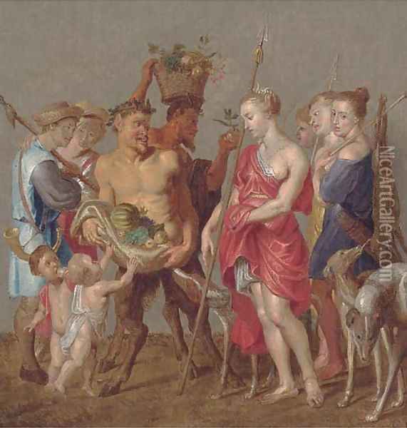 Diana the huntress Oil Painting - Sir Peter Paul Rubens
