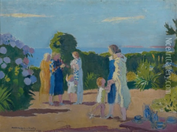 La Visite Oil Painting - Maurice Denis