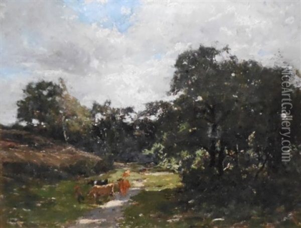 Vaches Dans Un Paysage Oil Painting - Willem Roelofs