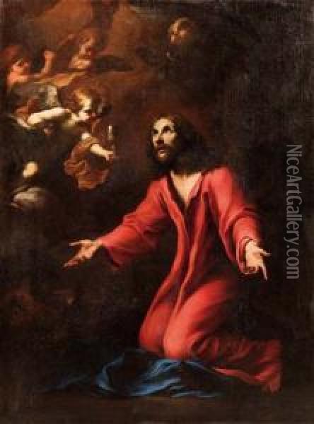 Cristo Nell'orto Degli Ulivi Oil Painting - Giacinto Brandi