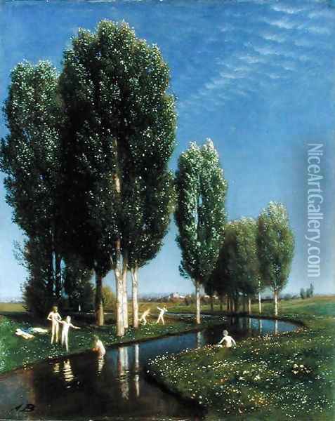 The Summer's Day, 1881 Oil Painting - Arnold Bocklin