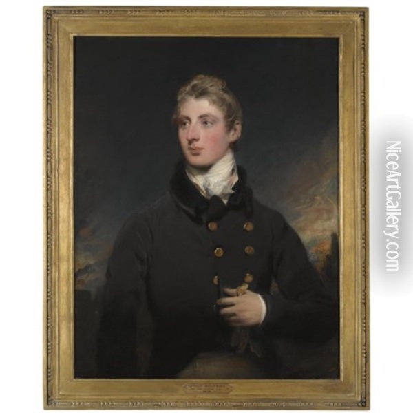 Portrait Of Gerald Wellesley Oil Painting - Thomas Lawrence