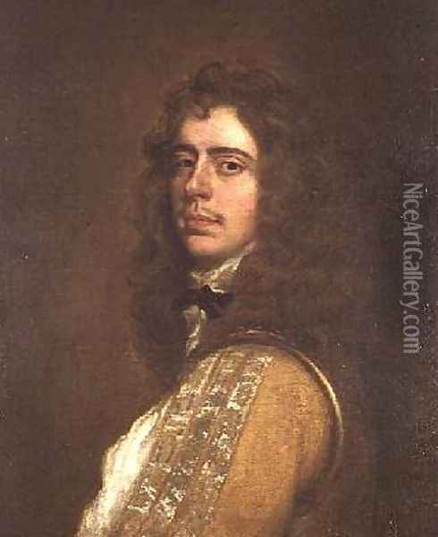 Portrait of a gentleman said to be Prince Rupert 1619-82 Oil Painting - Sir Peter Lely