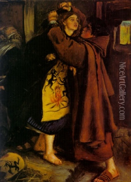 Escape Of The Heretic Oil Painting - John Everett Millais