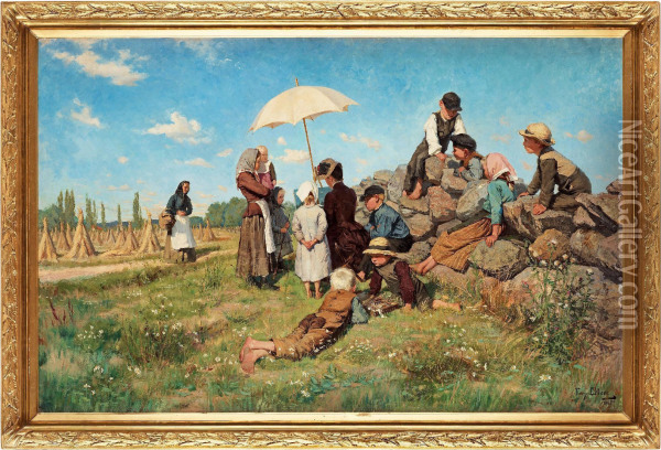 Konstvanner Oil Painting - Fanny Brate