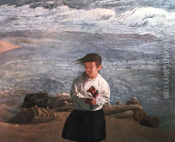 Japanese Picture 065 Oil Painting - Bertalan Por