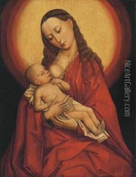 Vierge A L'enfant Oil Painting - Rogier van der Weyden